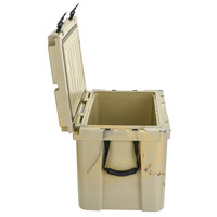 Glacière Rotomoulée Haut de Gamme Personnalisée Moderne Étanche Thermique Réutilisable 78QT avec Roues pour Pique-nique, Camping et Boissons