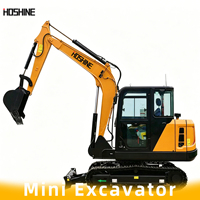 Mini-excavatrice compacte à chenilles à long bras, excavatrice à flèche, excavatrice flottante portable à flèche, chargeuse