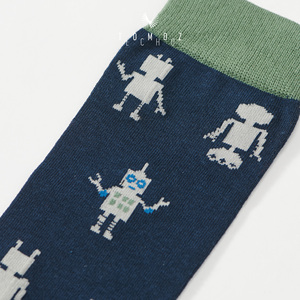 Chaussettes en bambou pour hommes, 82% fibre <span class=keywords><strong>de</strong></span> bambou, antibactériennes, respirantes, écologiques, motif dessin animé, usage professionnel, chaussettes décontractées, usine ODM - Product Image 3