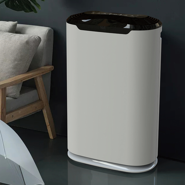 Portable Intelligent UV Air Purifier HEPA Filter Negative Ion Battery Electric Power Source for Car Home Commercial Purifier