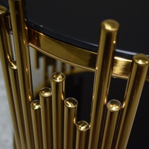 Moderne Woonkamer Hotel Home Sofa Einde Kleine Tafel Luxe Verguld Roestvrij Staal Gehard Glas Bijzettafel Meubilair - Product Image 6