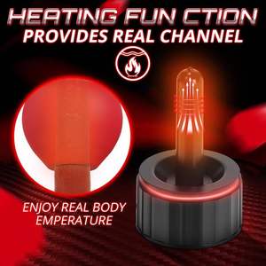 En gros Rose Heated Penis Trainer Masturbateur rechargeable par USB, Godet de masturbation, Produits érotiques pour adultes - Product Image 3