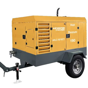 Compresseur d'air à vis à moteur diesel portable à bas <span class=keywords><strong>prix</strong></span> pour la construction, l'exploitation minière, le forage, 10 bar/145 psi, 425 pcm/12 m³/min - Product Image 1