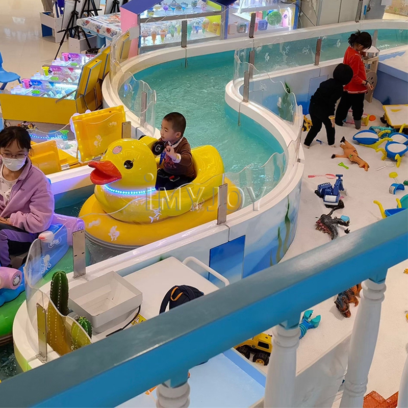 Indoor happy carnival ride waterpark slides amusement park equipment products kids for sale
