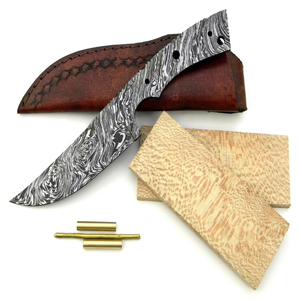 Couteau de combat multifonctionnel professionnel pour l'extérieur, en acier Damas fait main, à pointe de lance et bord plat, couleur personnalisée OEM, pour cuisine et bricolage - Product Image 1