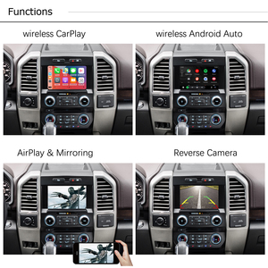 Interface vidéo sans fil Android Auto Road Top <span class=keywords><strong>SYNC</strong></span> <span class=keywords><strong>2</strong></span>, kit de rétrofit Apple <span class=keywords><strong>CarPlay</strong></span>, module <span class=keywords><strong>CarPlay</strong></span> pour Ford Expedition - Product Image 3