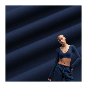 <span class=keywords><strong>Sweat</strong></span>-shirt pour filles en tissu tricoté respirant 180g, haute élasticité, spandex, pour le yoga et les vêtements de sport, incluant la lingerie pour garçons. - Product Image 1