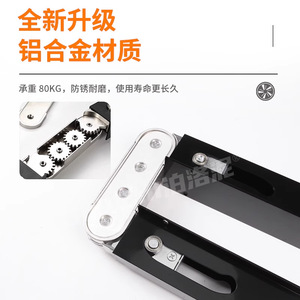 <b>Folding</b> <b>Table</b> Accessories Hinge Set 80kg Load Capacity Aluminum Alloy Material For Desk Bar Counter Storage - Product Image 1