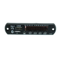 Module décodeur MP3 sans fil 12V 5.0 avec commutation de dossier, USB, TF, radio FM et fonction d'appel pour kit voiture et haut-parleur