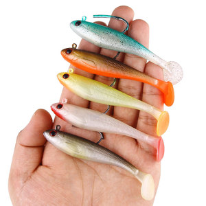 Nouvelle leurre souple queue en T, crankbait, tête plombée, hameçon simple, appât artificiel coulant toutes profondeurs, <span class=keywords><strong>nageur</strong></span> réaliste, leurre de pêche. - Product Image 2