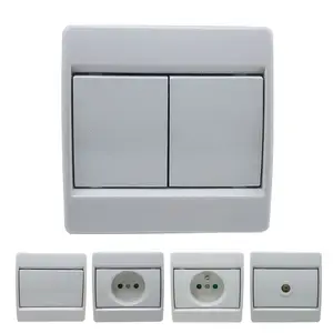 Ingelec Brand High Quality Electrical Supplies Switch and Socket Home Light Wall Switch Socket Factory Wholesale OEM Custom