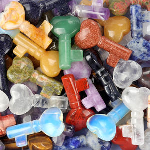 Vendita calda di cristallo naturale agata pietra intagliata amore chiave decorazione ornamenti per auto pietra curativa realizzati <span class=keywords><strong>antiche</strong></span> tradizioni - Product Image 2