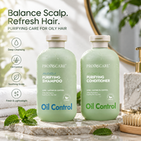 Fabricant chinois de shampoings et après-shampoings, shampoing détoxifiant doux pour cuir chevelu gras à base de zinc PCA BHA, pour hommes et femmes