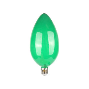 थोक रंगीन शीशा बल्ब C7 c9 e27 b22 के साथ पीतल और कांच मोमबत्ती में - Product Image 1