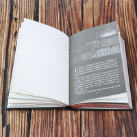 Livres personnalisés à couverture rigide, impression offset couleur, papier d'art, bords pulvérisés, estampage à chaud en feuille de cuivre, impression de romans à couverture rigide