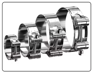 Colliers de serrage pour tuyaux multi-tailles, robustes, en acier inoxydable, avec boulon en T - Product Image 4