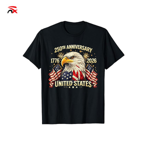 NUOXIN Camisetas Personalizadas al por Mayor de 180 g/m², Color Negro, con Diseño del 250.º Aniversario de la Independencia de Estados Unidos, para el 4 de Julio, para Hombre y Mujer - Product Image 6