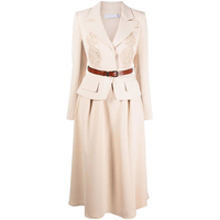 Costume de bureau élégant pour femmes, ensemble deux pièces, costume d'affaires, veste crantée, Blazer + robes fourreau, printemps
