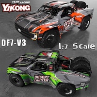 Voiture télécommandée tout-terrain YIKONG DF7 V3 YK4072 à l'échelle 1:7, Desert Fighter, servo 35 kg, 4 roues motrices, système de radiocommande 6 canaux pour les aventures dans le désert