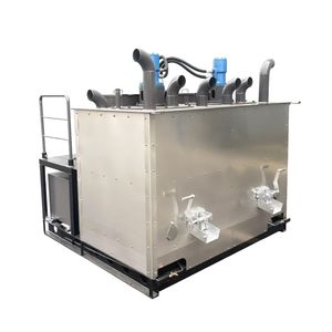 Préchauffeur de peinture thermoplastique pour marquage routier à double cylindre chauffé au gaz hydraulique DCHP-1200G - Product Image 1