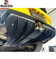 Protection thermique d'échappement en fibre de carbone sèche pour Porsche 911 992 GT3 – Accessoires de modification extérieure et pièces de protection de carrosserie