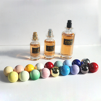 Venta al por mayor tapa de bola redonda para botella de Perfume pequeña cantidad TAPA DE Perfume redonda colorida FEA 15mm blanco verde rosa oro azul