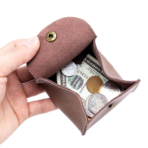 PU Leather Coin Case Mini Wallet Coin Purse Lightweight Money PU Leather <strong>Crazy</strong> Horse Wallet Women's Coin Purse - Product Image 3
