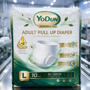 Couches d'incontinence jetables pour adultes, best-seller, à couverture intégrale, taille extensible, pour hommes et femmes, usage quotidien, en pâte de cellulose, haute absorption, 3D - Product Image 2