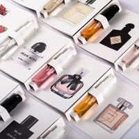 Caja Personalizada de Muestras de Mini Perfume, Juego de Botellas de Vidrio de 3ml, 5ml y 10ml con Papel Laminado UV y Cierre Magnético para Regalo, Muestra o Probador de Perfume