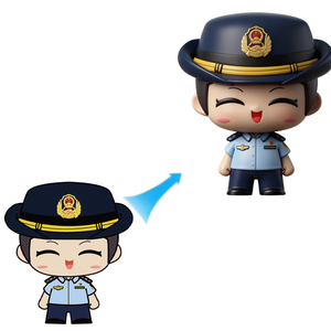 ตุ๊กตาฟิกเกอร์การ์ตูน PVC 3 มิติ แบบใหม่ รุ่น Q ฉบับปรับแต่งเอง ของเล่นสะสม งานศิลปะ - Product Image 1
