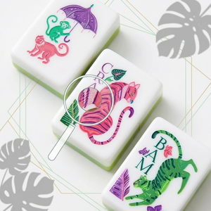 Stock Luxury Modern American Mahjong Tiles <b>Set</b> 160 Acrylic Tiles High-End Crystal Finish Hand-Rubbed Customizable Pattern - Product Image 6