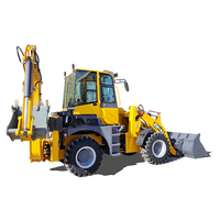 TOPONE machines de terrassement pelleteuse Mini chargeuse tracteur chargeuse pelleteuse remorquable TBL30-25 4WD 1tonne 2ton chargeur frontal