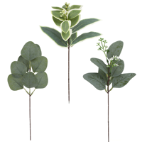 Ranting Eucalyptus Perak Buatan, Berwarna-warni, Berbiji, Hijau, Grosir, Untuk Buket Pernikahan, Vas, Dekorasi Rumah Gaya Farmhouse
