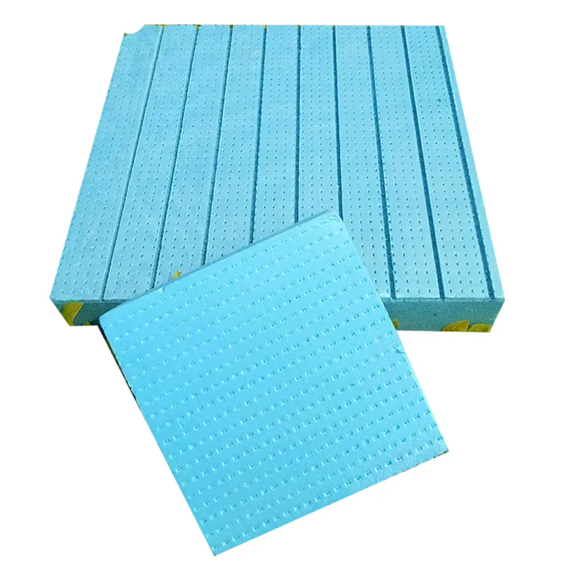 Fire Retardent Polystyrene Styrofoam XPS Waterproof Sound Insulation Foam Board With Blue Color