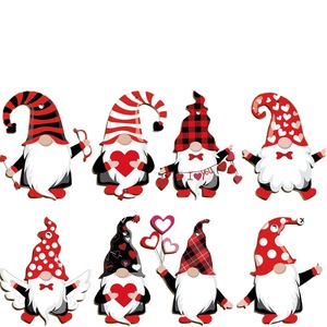 Colgante de Gnomo para el día de San Valentín, decoración de habitación, decoración del hogar, decoración de fiesta, colgante para el día de San Valentín - Product Image 5