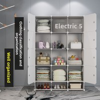 Armoire Rectangulaire Simple et Moderne, Minimaliste, en Plastique, pour Jouets, Articles Divers, Rangement, Grand Casier, Organisateur de Couettes