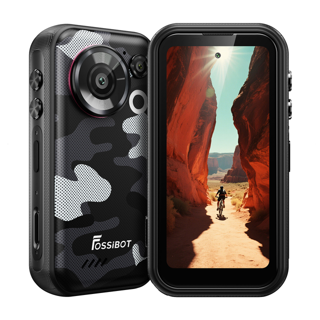 FOSSiBOT F116 Pro 5G Mini Rugged Phone Android 16 12GB+256GB Wide-angle Action Camera Storage Dual SIM Global Network Smartphone