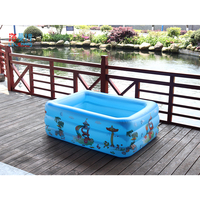 Stock Gros Piscine Familiale Extérieure pour Enfants Adultes 150cm Piscine Gonflable Portable Bébé