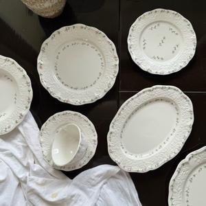 Vaisselle en céramique florale française Alice, tasses à café et assiettes, assiettes à dîner, ensemble de vaisselle en céramique - Product Image 3