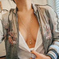 Ins Style Double-Couche Simple En Acier Inoxydable Zircon Double Face Taille Chaîne De Mode Corps Chaîne Bikini Ventre Chaîne Bijoux