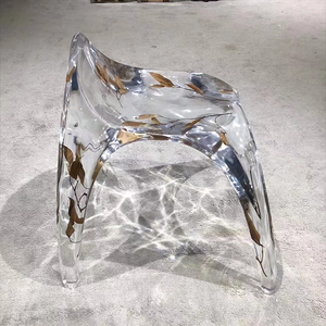 เก้าอี้เรซิ่นใส Casa Fashional Crystal,เก้าอี้เรซิ่นอีพ็อกซี่ดีไซน์ใหม่ - Product Image 3