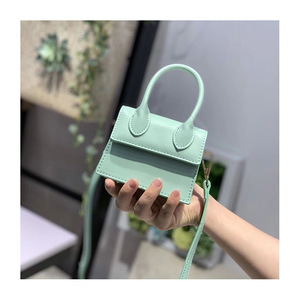 Bolsos Cruzados Pequeños de Diseñador de Marca de Lujo para Mujer, Bolso de Mano de Cuero PU de Moda, Mini Bolsos Tote, Bolsos de Mensajero con Cadena Sólida para el Hombro - Product Image 2