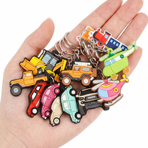 Hot Selling Most Popular Promotional Party Favors Cartoon Cute Customized <b>Keychain</b> Charms for Birthday Gift - Product Image 2
