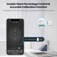 Interrupteur de rideau Tuya Wifi ZigBee 3.0 Stores Module de relais de volet roulant Besoin de travailler avec Tuya ZigBee Hub Persiana Inteligente