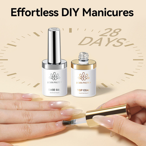 BORN PRETTY HEMA TPO FREE 10ml Vernis gel de <span class=keywords><strong>base</strong></span> et de finition transparent avec logo personnalisé Vernis de <span class=keywords><strong>base</strong></span> super brillant Gel UV - Product Image 6