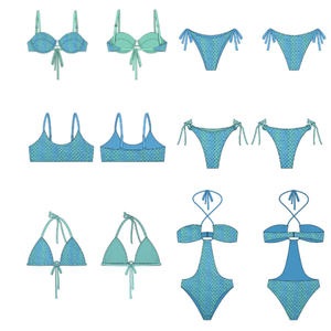 Set <span class=keywords><strong>Bikini</strong></span> da Bagno con Micro Reggiseno <span class=keywords><strong>di</strong></span> Design ODM su Misura in Lussuoso Tessuto a Maglia e Laccetti Produttore ODM - Product Image 4