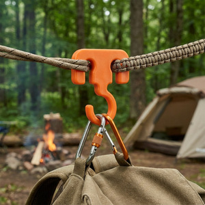 Portable Camping Rope <b>Hook</b> Multifunctional Plastic Hanging <b>Hook</b> For Outdoor Tent Clothes Hanging - Product Image 6