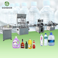 Ligne d'embouteillage d'huile végétale, petite machine de remplissage et de bouchage de liquides pour bouteilles de shampoing et d'après-shampoing