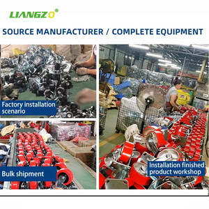 Hochbelastbare Eisenkern-Polyurethan-Räder Rot 4mm Ultra-Schwerlast Starre Luft- und Raumfahrt-Lager Antistatische Rollen - Product Image 4