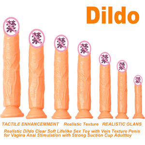 Dildo transparent, masturbateur féminin, jouet sexuel, stimulation clitoridienne, jouet sexuel pour adultes, dildo en cristal. - Product Image 4
